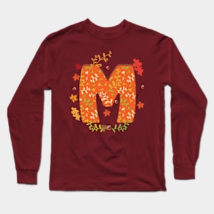 Letter M Monogram Long Sleeve T-Shirt